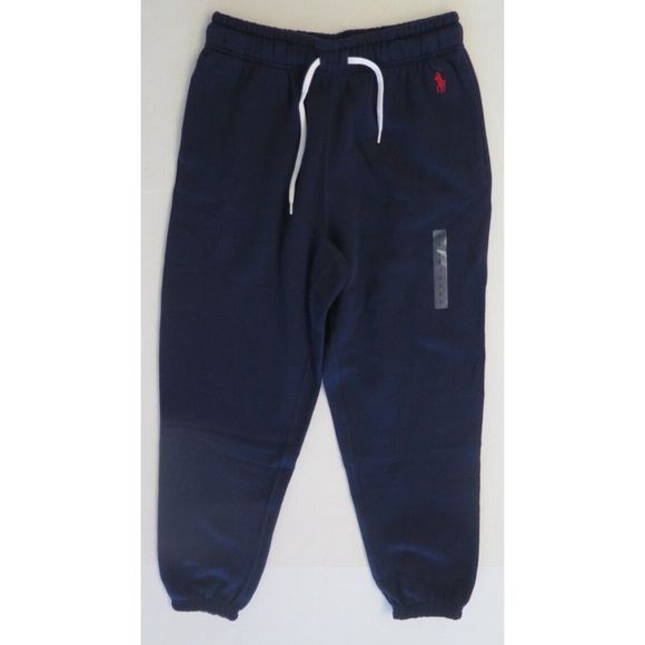 Polo Ralph Lauren 211854144-002 Men's Sz S Navy Blue Double Knit Sweatpants $110 - Picture 1 of 5